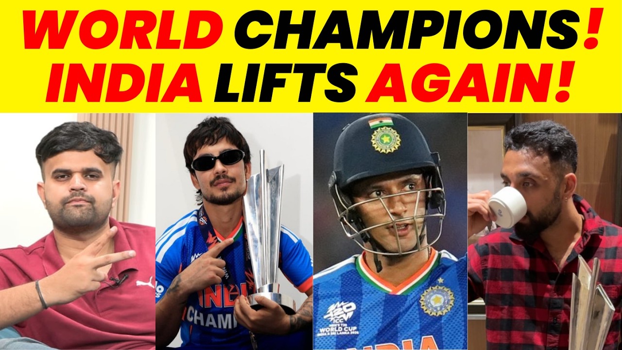 INDIA WORLD CHAMPIONS LETS CELEBRATE