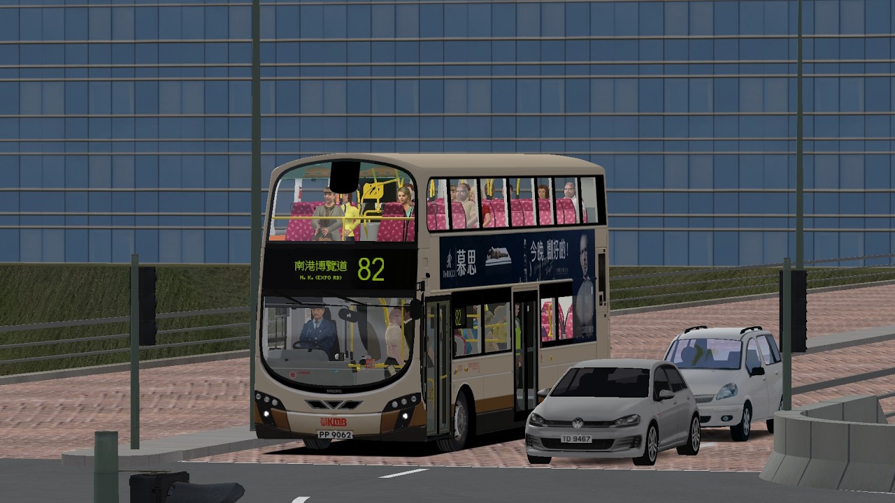 [短小精悍]Omsi 2 Cherry Land KMB 82S 南港灣畔→ 南港(博覽道）