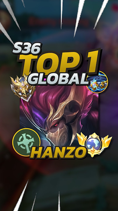 67% Winrate Hanzo S36 Build! Mobile Legends #mobilelegends #mlbb #gaming