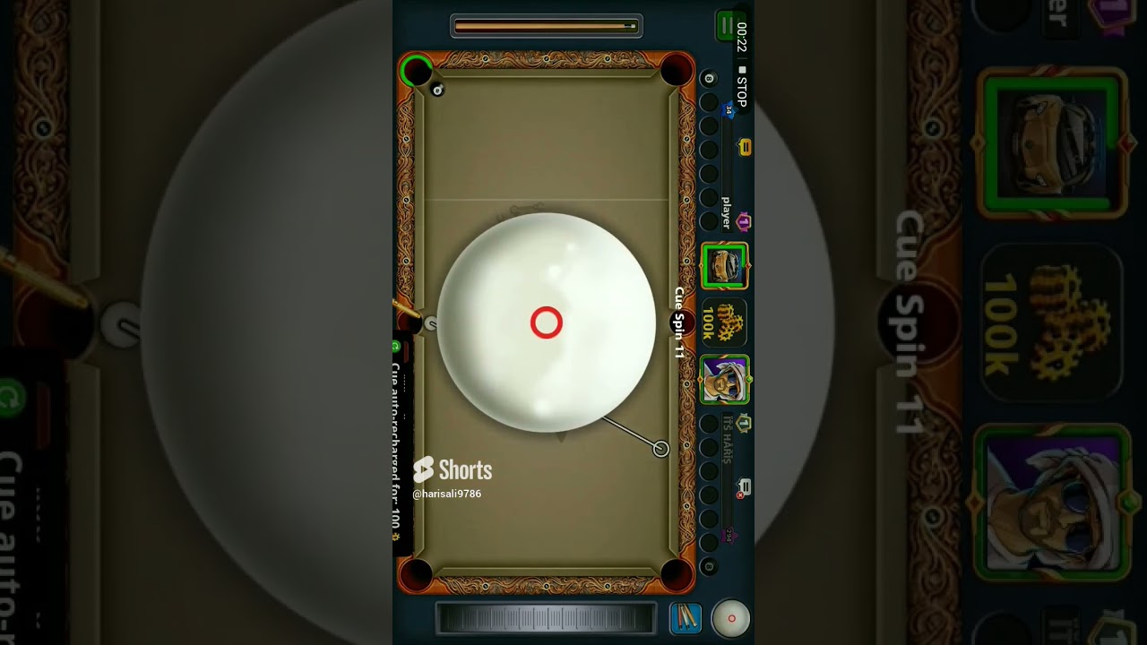 OMG 100%8 ball pool trick shot impossible
