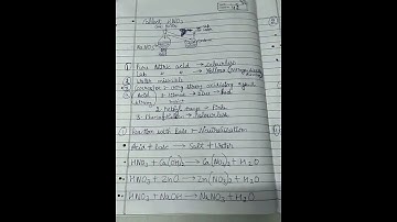 Full Nitric Acid Notes 📝
