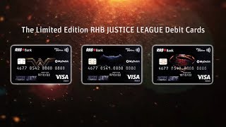 Limited Edition Rhb Justice Leaguetm Debit Cards Youtube
