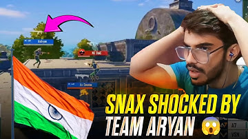 Snax shocked😱 by by team aryan | pmwc group stage highlights #s8ul #snaxgaming #iqoosoul