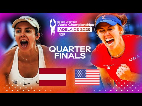 Tina Anastasija Vs Shaw Cheng Beach World Championships 2025 Highlights Quarter Finals
