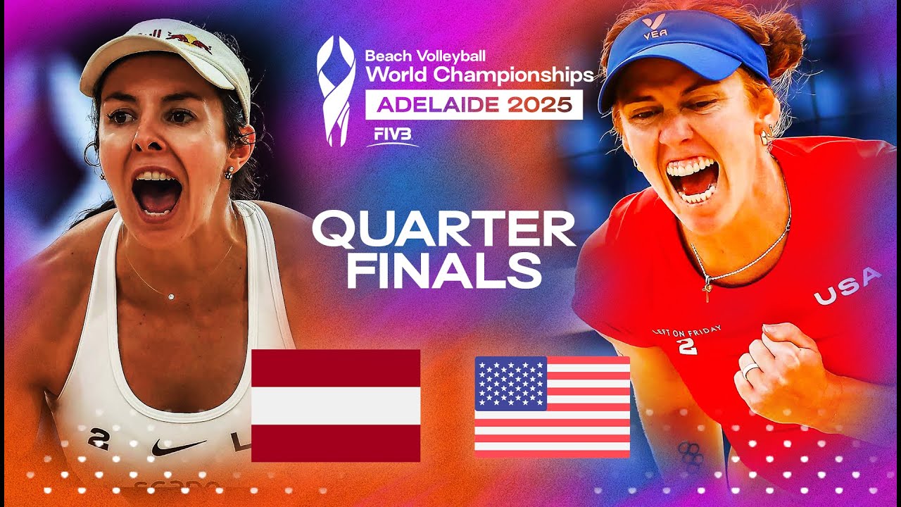 Tina/Anastasija vs. Shaw/Cheng - Beach World Championships 2025 | Highlights | Quarter Finals