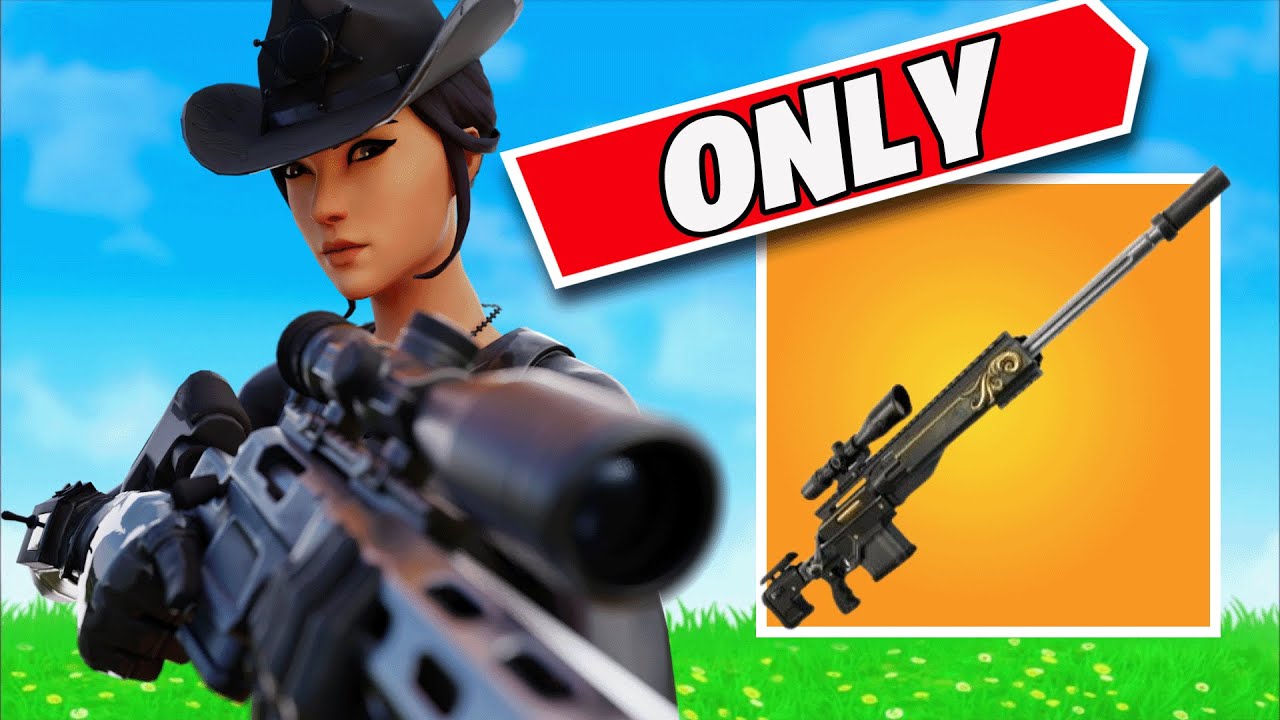The SNIPER ONLY Challenge In Fortnite...