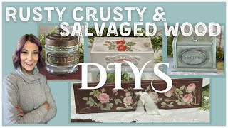 Rusty Crusty and Salvaged Wood DIYS/Thrift Flips/Shabby Cottage Core/Dollar Tree DIY
There is so much goodness in this video. Taking Dollar Tree items from clean and boring to awesome rusty crusty! Thrifted items made into beautiful home decor. Salvaged wood items and a few embellishments and you have some DIYs you can be proud of.
Lets get crafting! #rustyhowto #salvagedwood #wooddiy #diyprojects #rusticdecor #shabbydecor #cottagecore #recipebox #sewingdrawerDIY
Please LIKE, COMMENT, AND SUBSCRIBE!
AMAZON STOREFRONT:
https://www.amazon.com/shop/lateknightcreations?ref cm_sw_r_apin_aipsfshop_aipsflateknightcreations_V9WJF2M61RFPX0NFTS7Q&language=en_US
**I earn a small commission from purchased made through this link**
***FOLLOW ME on INSTAGRAM: lateknightcreations
~~Email: lateknightcreations247@gmail.com
IOD ~ DIY ~ Saltwash products.
https://unicorndustdesigns.com/collections
Thistle Creative Reuse
Thrifted craft supplies.
https://thistlecreativereuse.com
I can do all things with Christ who gives me strength. Phil 4:13
Acoustic Guitar 1 by Audionautix is licensed under a Creative Commons Attribution 4.0 license. https://creativecommons.org/licenses/by/4.0/ Rusty Crusty and Salvaged Wood DIYS/Thrift Flips/Shabby Cottage Core/Dollar Tree DIY