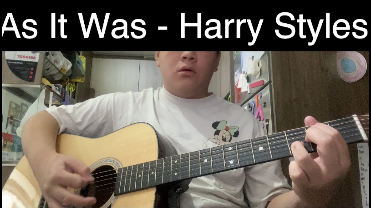 As It Was Harry Styles (Guitar Cover) YouTube