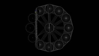 Delaunay triangulation - circle of circles 60fps