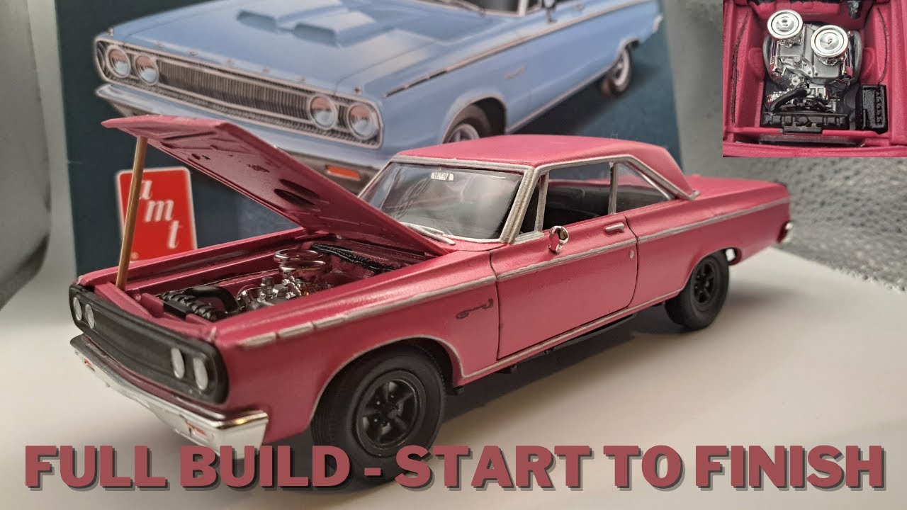Building the 1965 Dodge 500 1/25 Scale Model Kit from AMT