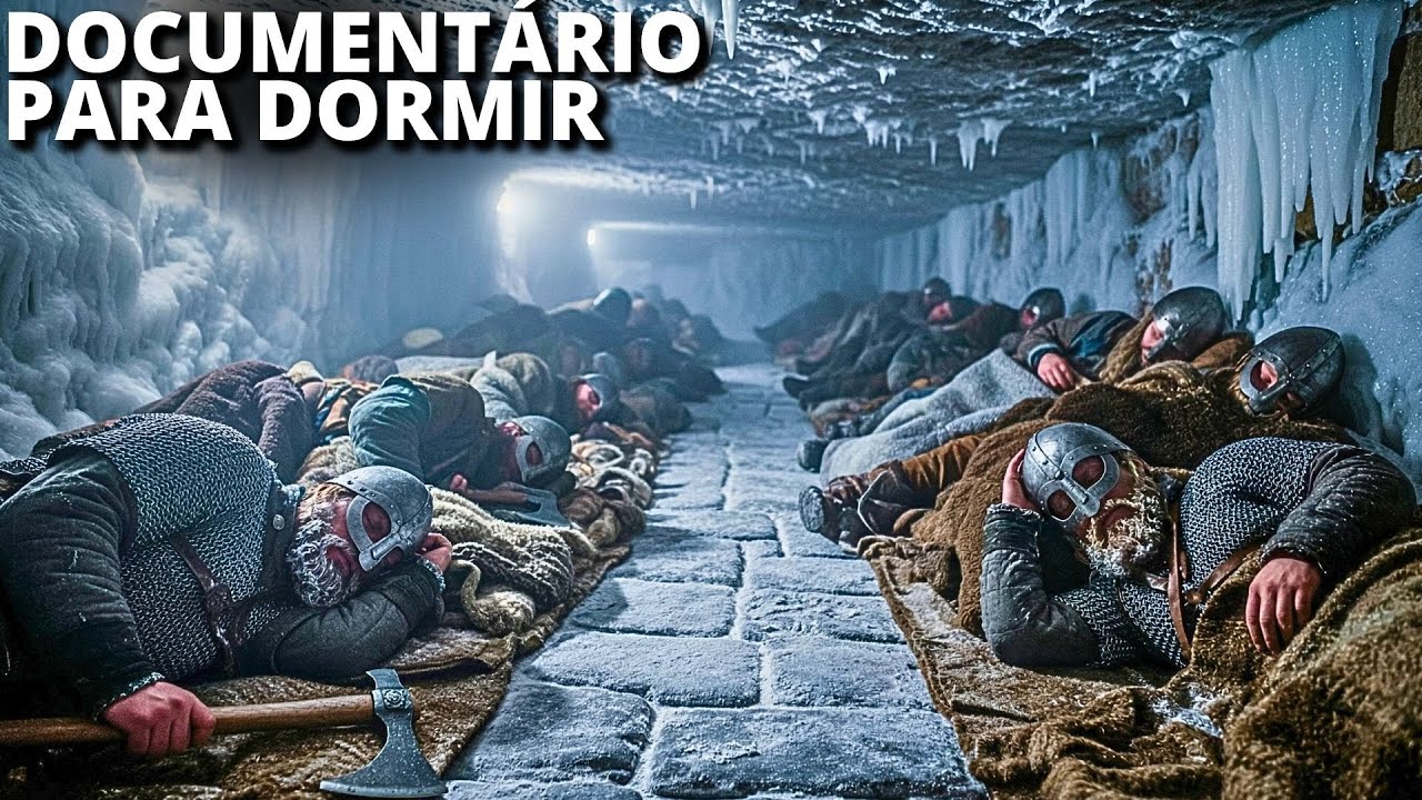 Como os Vikings Dormiam em Casas Subterrâneas de Turfa no Frio Congelante | Documentário Para Dormir