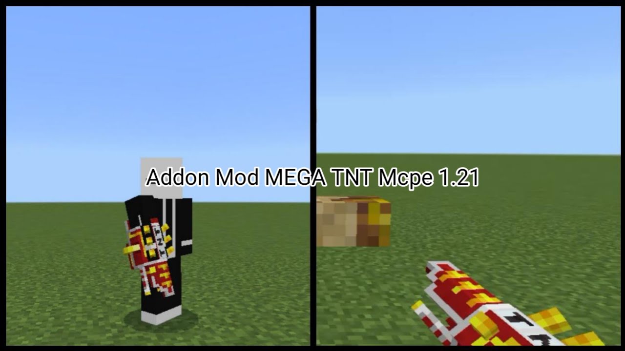 Minecraft Addon Mod MEGA TNT Mcpe 1.21 - YouTube