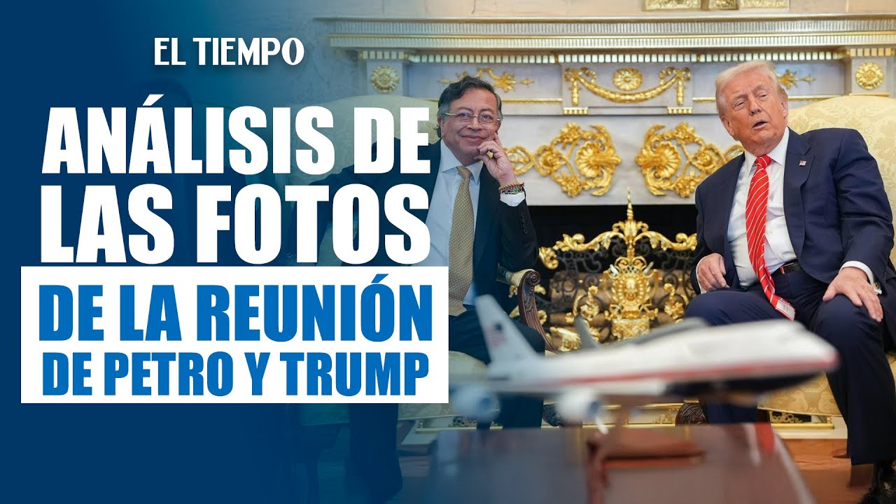 Análisis de las primeras imágenes del encuentro entre Trump y Petro ...