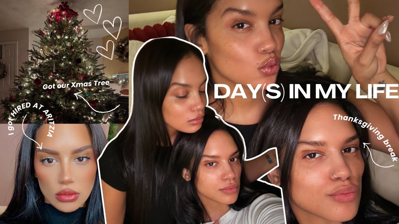ДЛИННЫЙ ВЛОГ: Меня наняли в Aritzia, День благодарения, Сбор елок, СЕМЕЙНАЯ ДРАМА