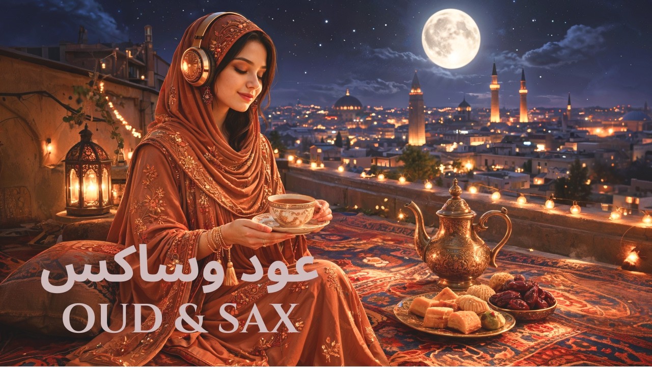 Noor’s Nights | Oud Jazz Lounge | لوفاي | عود جاز لاونج | موسيقى خلفية 🌙