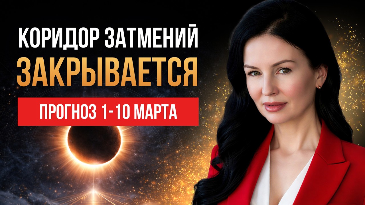 ЧТО УСПЕТЬ ДО ЗАТМЕНИЯ? | Коридор закрывается 3 марта | Прогноз 1 - 10 марта