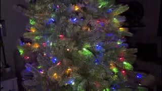 Evergreen Classic 7 5ft prelit Christmas Tree Review, SURPRISINGLY GORGEOUS! Better for the planet