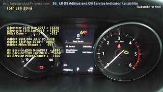 Adblue And Engine Oil Change Indicator Reliability - Land Rover Discovery Sport (30) - Youtube