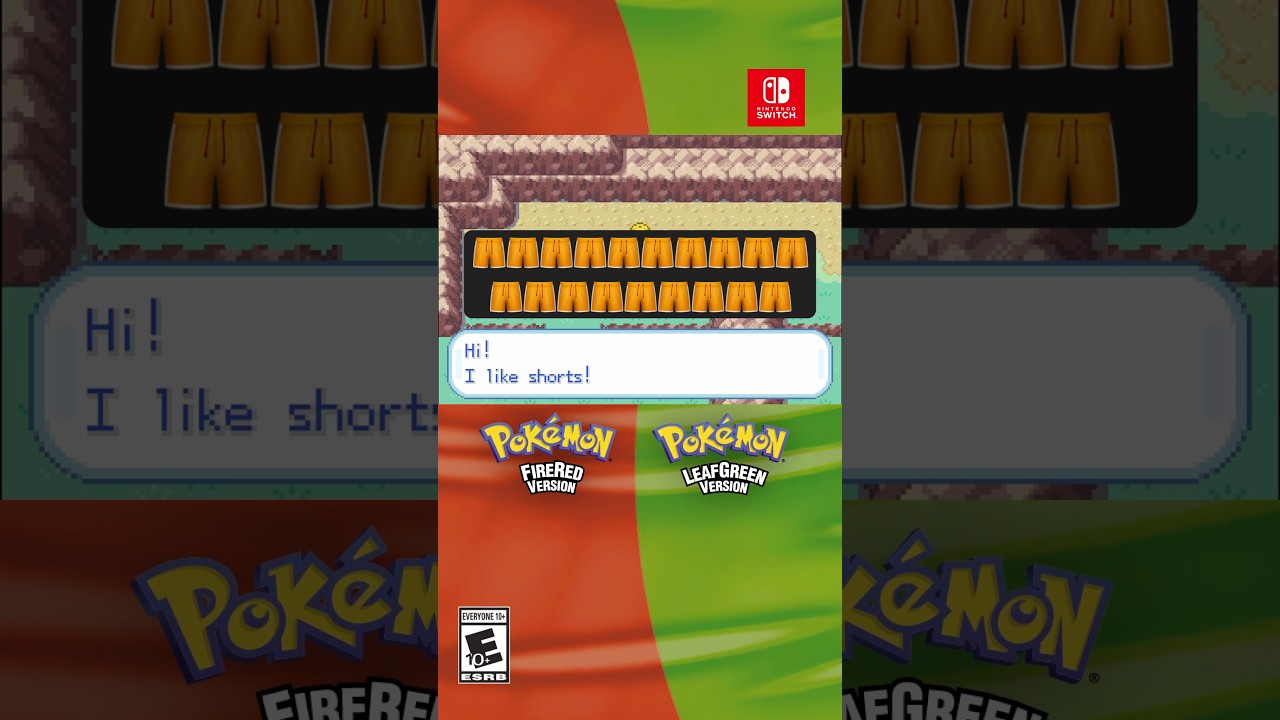 #PokemonFRLG 🩳 🩳🩳🩳🩳