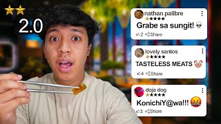 Dining At Cebu Citys Worst-Reviewed Restaurant On Google Maps