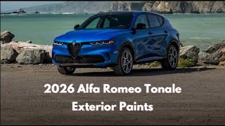 2026 Alfa Romeo Tonale Exterior Paints
