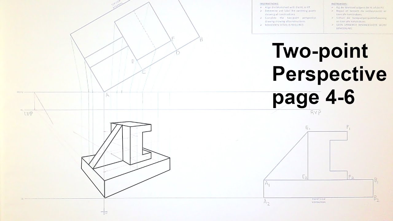 Twopoint Perspective Drawing (Grade 11) page 46 YouTube