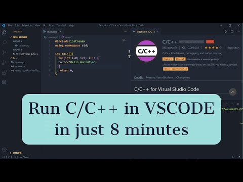 How to run C++ in visual studio code in just 8 minutes (100% working)