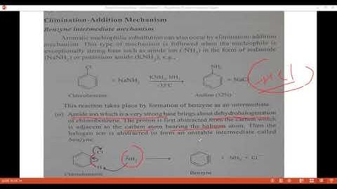 LECT 03 ARYL Halide Elimination Addition reaction