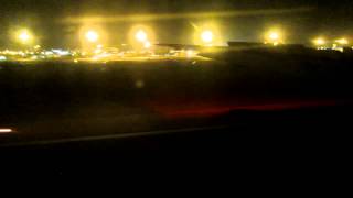 British Airways B777-236 G-ZZZA Landing at Muscat - Window View