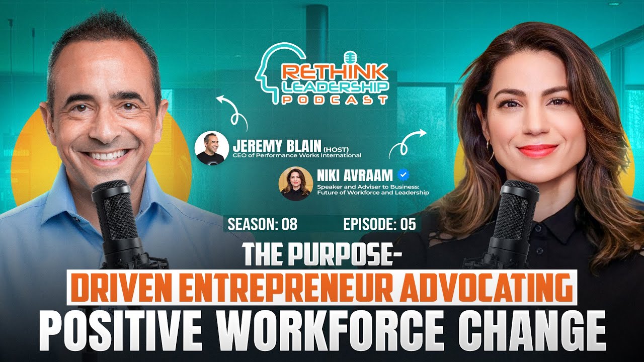 The purpose-driven entrepreneur advocating positive workforce change, Niki Avraam | Jeremy Blain