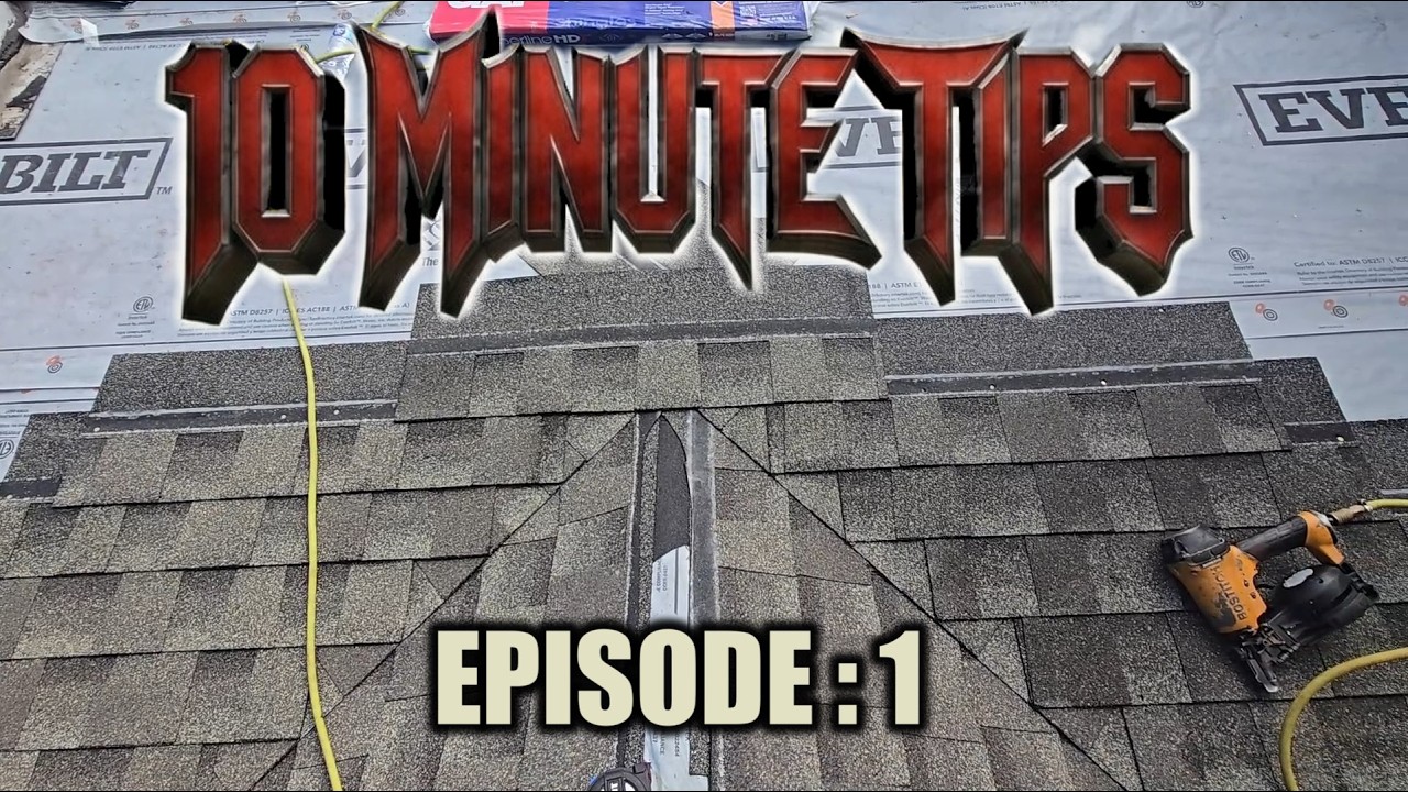 КАК СДЕЛАТЬ | Подгонка черепицы над ендовой 