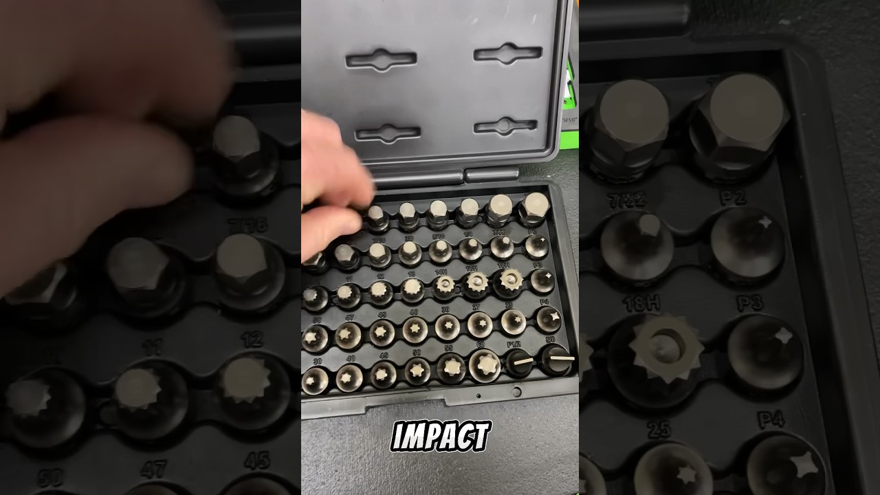 3/8” drive impact bit set from 