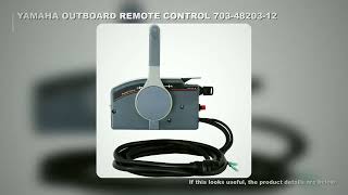 YAMAHA OUTBOARD SIDE REMOTE CONTROL BOX 703 7PINS PUSH TO OPEN 703-48230-14 703-48203-12