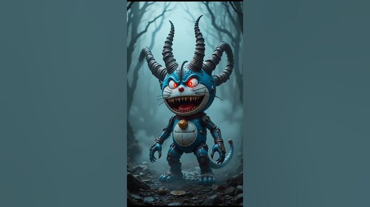 🤖 What If Doraemon Turned EVIL?!  😨🐻🔥 #scary #horror #cartoon #creepy #fakesituation