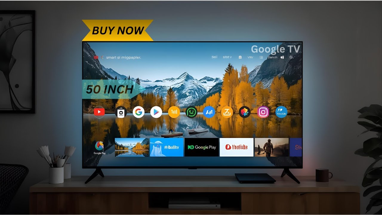 Introducing FPD Google TV Smart TV 4K UHD Available ( link description     (buy now)