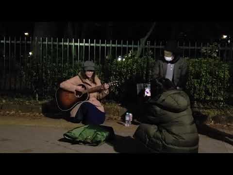 2020/3/7 代々木公園路上 坂田 優里/はじめましてのうた