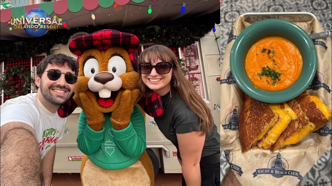 В честь 23-летия Рэйчел мы съели лучший сэндвич с сыром на гриле в Диснейленде.