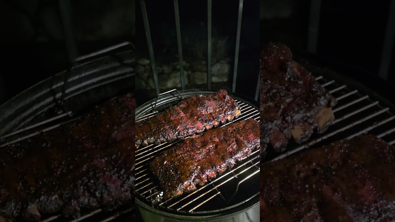 weber Smokey Mountain Ribs