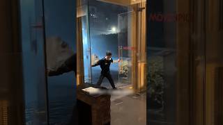 He Held The Doors Against A Strom 😱