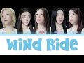 [JP/ROM/ENG/FR] Wind Ride - ITZY (イッジ) Color Coded Lyrics ENGLISH SUB VOSTFR + LINE DISTRIBUTION