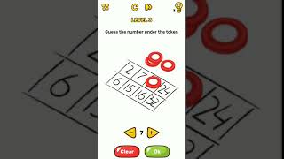 Brain Blow Level 3 guess the number under the token. screenshot 1