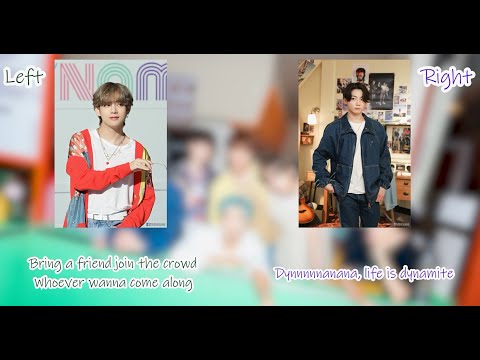 방탄소년단 ( BTS ) - 다이너마이트 ( Dynamite ) 좌우음성 L/R Sound ver.   Please put on your earphones or headset.