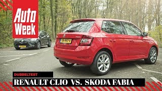 Renault Clio Vs. Skoda Fabia - Autoweek Dubbeltest - English Subles