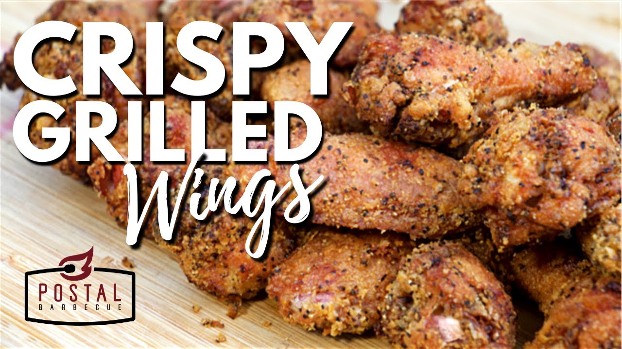 Crispy Grilled Chicken Wings Recipe – Crunchy Dry Wings on the BBQ