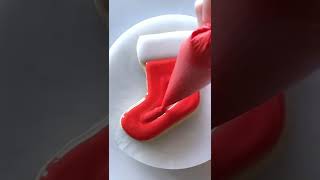 Famous Christmas Stocking Cookie Decorating! #christmascookies #christmas #satisfying #sugarcookies #cookie Profile