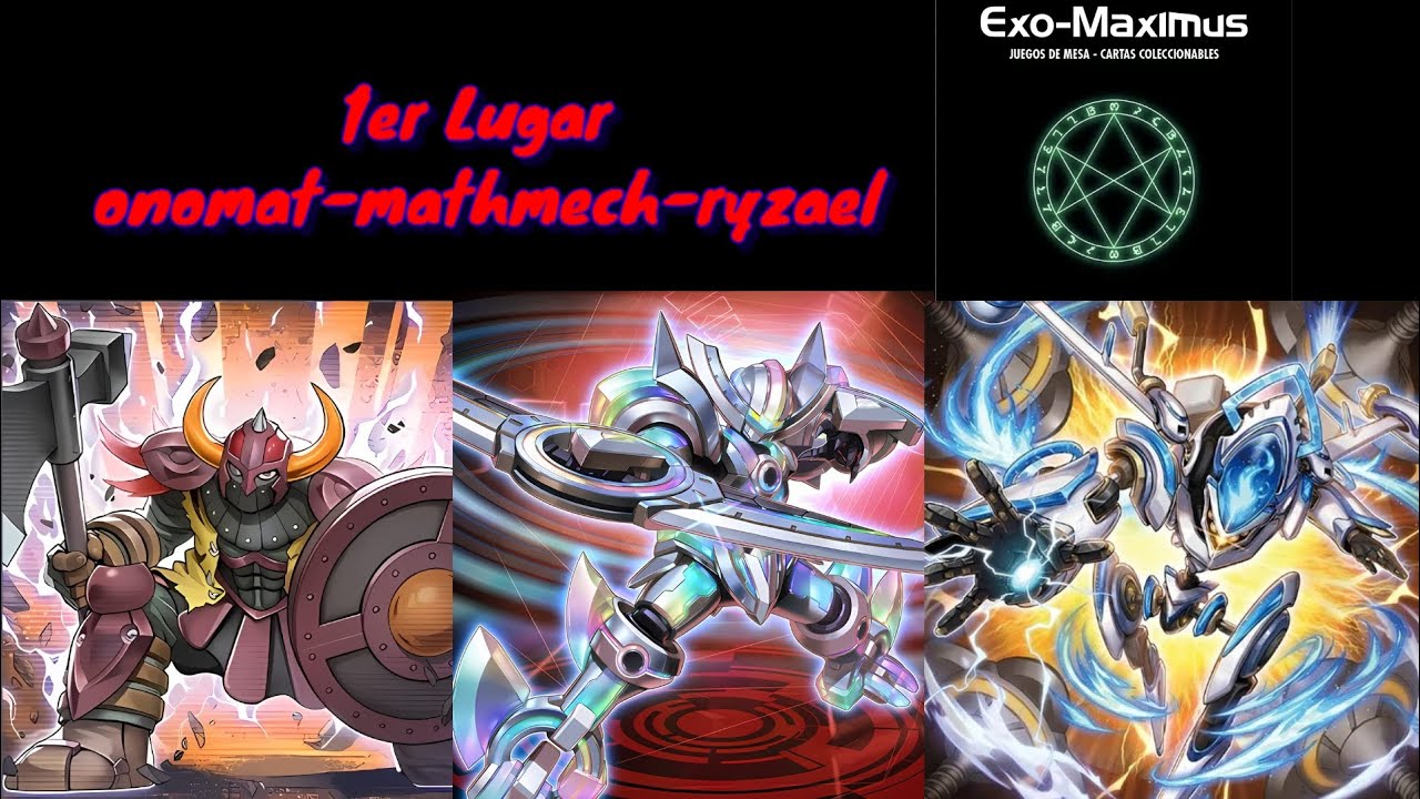 1er lugar Regional diciembre 2025 Onomat ryzael mathmech Deck Profile