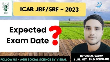 #icarjrf#srf#2023#examdate#agriculture#extension#education#asrbnet#net#agricultural#