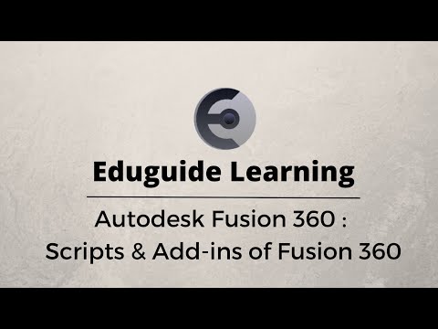 Tutorial 14: Using Add-ins and Scripts in Autodesk fusion 360 #technology #tech #fusion360