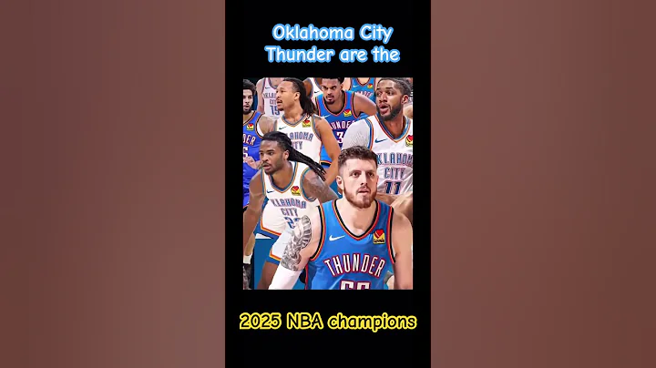 OKC won the finals #thunder #nbafinals
