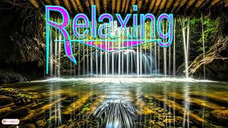 The scenery of flowing water and the sound of flowing water/Sun Relax4k